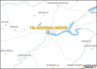 map of Talavera de la Reina