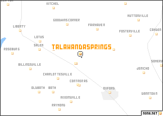 map of Talawanda Springs