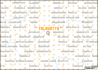 map of Talawatta