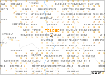 map of Talawa