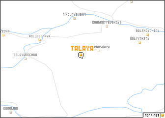 map of Talaya