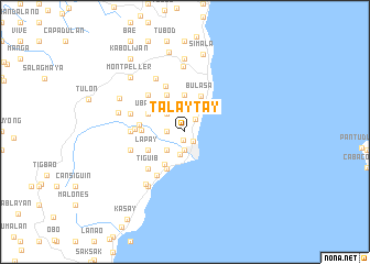 map of Talaytay