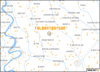 map of Talbant Qayşar