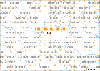 map of Tālbāria Jhikra