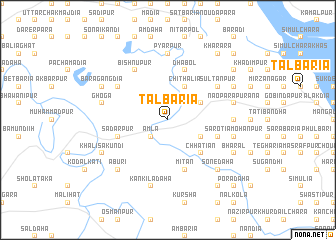map of Tālbāria