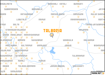 map of Tālbāria