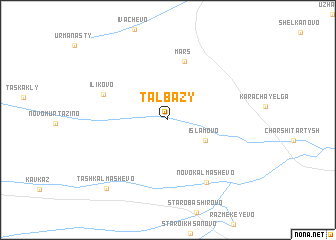 map of Talbazy