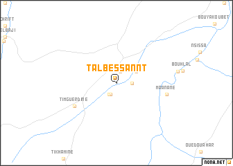 map of Talbessannt
