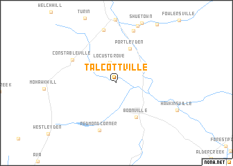 map of Talcottville