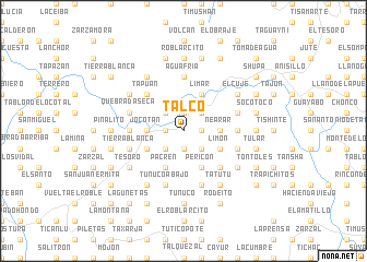 map of Talco