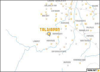 map of Taldiapan