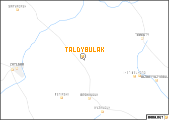 map of (( Taldybulak ))