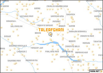 map of Tal-e Afghānī