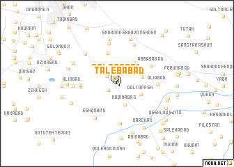 map of Ţālebābād