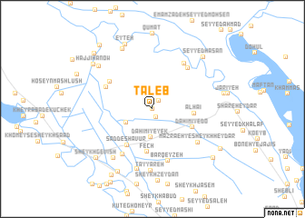 map of Ţāleb