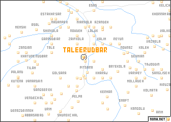 map of Ţāle‘-e Rūdbār