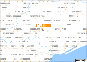map of Taleiros