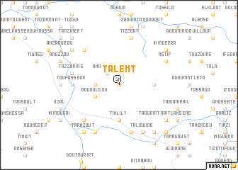 map of Talemt