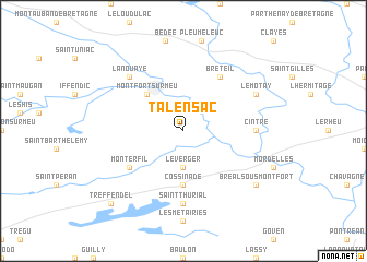 map of Talensac