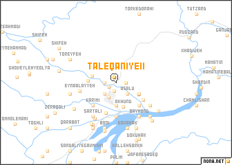 map of Ţāleqānī-ye II