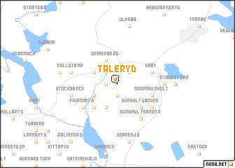 map of Taleryd