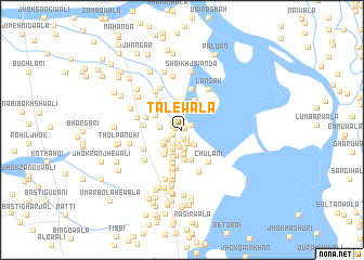 map of Talewāla