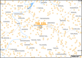 map of Tal-gol