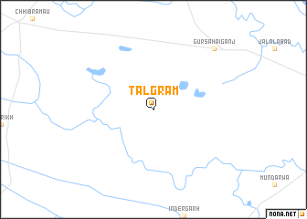 map of Tālgrām