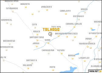 map of Talhado