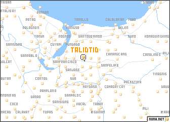 map of Talidtid