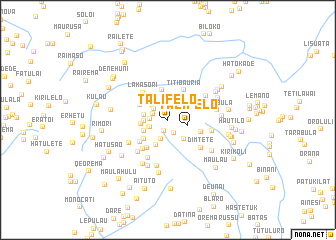 map of Talifelo