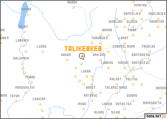 map of Talikebkeb