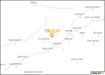 map of Talilit