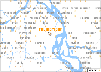 map of Talingyigon