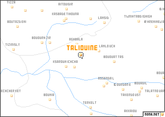 map of Taliouine