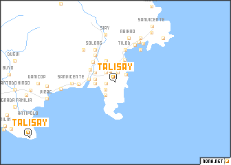 map of Talisay