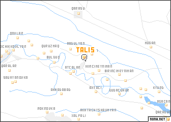 map of Talış