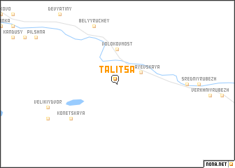 map of Talitsa