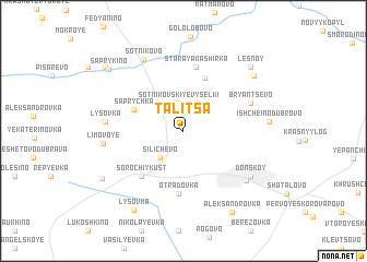 map of Talitsa