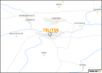 map of Talitsa