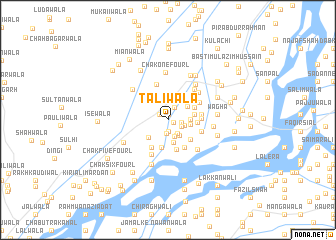 map of Tālīwāla