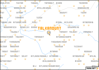 map of Talkanount