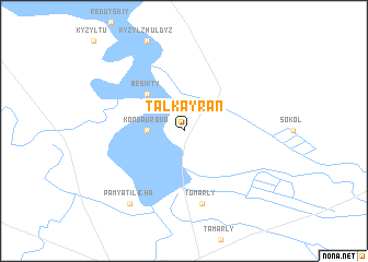map of Talkayran