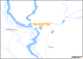map of Talkeetna