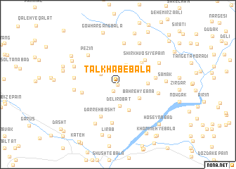 map of Talkhāb-e Bālā