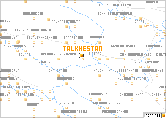map of Talkhestān