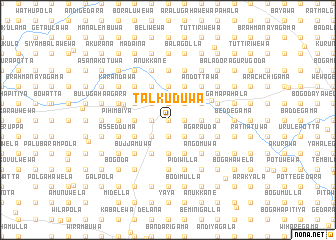 map of Talkuduwa