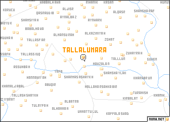 map of Tall al Umarāʼ