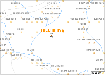 map of Tall Amrîyé
