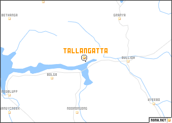 map of Tallangatta